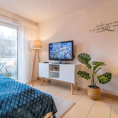 Modernes Apartment im Grünen,WLAN, TV, Kaffee, Parken Schwarzenberg  Exterior foto