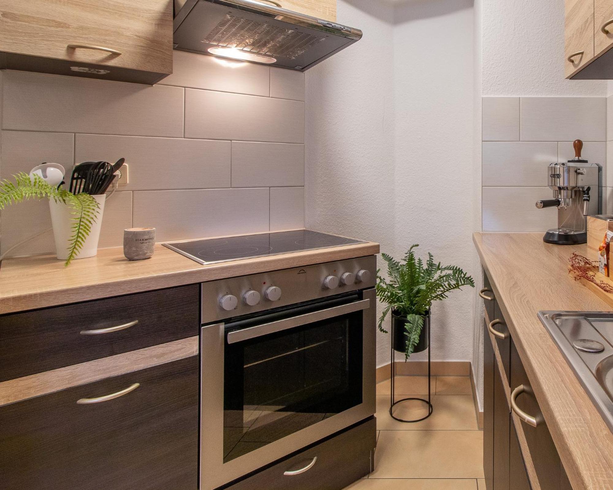 Modernes Apartment im Grünen,WLAN, TV, Kaffee, Parken Schwarzenberg  Exterior foto