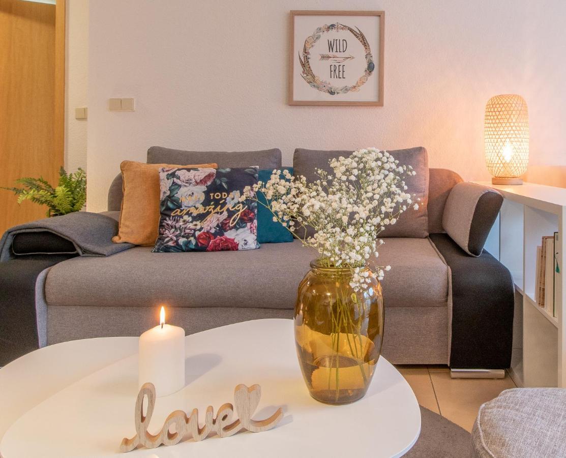 Modernes Apartment im Grünen,WLAN, TV, Kaffee, Parken Schwarzenberg  Exterior foto
